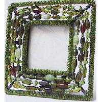 Beaded Picture Frame Pfz-0219