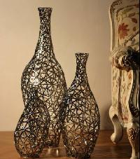 iron flower vases