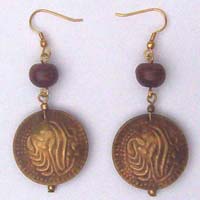 Brass Earring Antique (CJ-9842)