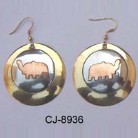 Brass Earring (CJ-8936)