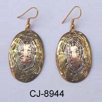 Brass Earring (CJ-8944)
