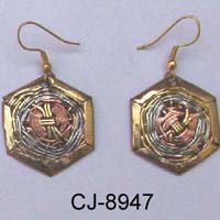 Brass Earring (CJ-8947)