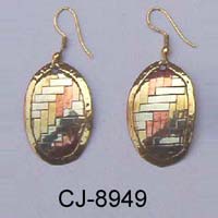 Brass Earring (CJ-8949)