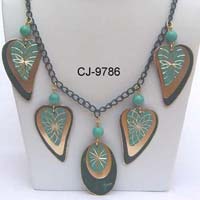 Brass Necklace Set (CJ-9786)
