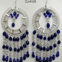 Glass Bead Earrings (CJ-8125)