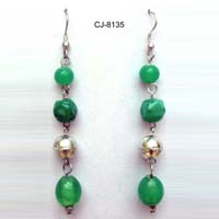 Glass Bead Earrings (CJ-8135)