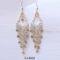 Glass Bead Earrings (CJ-8225)