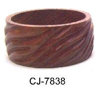 Wooden Bangle Antique (CJ-7838)