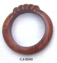 Wooden Bangle Antique (CJ-8849)