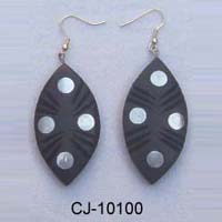 Wooden Earring (CJ-10100)