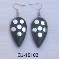 Wooden Earring (CJ-10103)