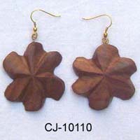 Wooden Earring (CJ-10110)