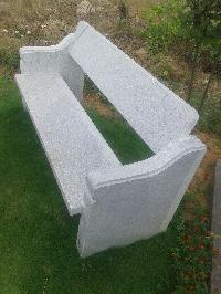 Granite Armrest Bench