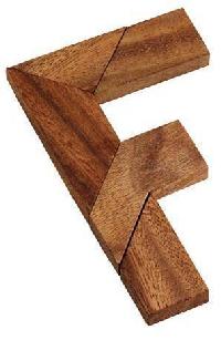 F Wooden Puzzle