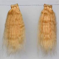 Weft Blonde Hair