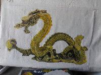 canvas dragon oil painting