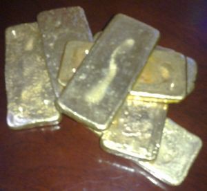 Raw Gold Bars