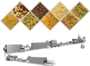 Corn Flakes Breakfast Processing Line