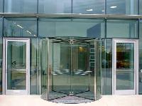 hotel glass doors