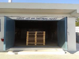 ISPM-15 Mark Forced Hot Air Treated Wooden Pallets