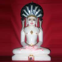 Marble Parshwanath Statue