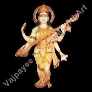 Marble Saraswati Mata Statues