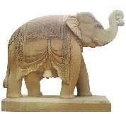 Stone Elephant Statues