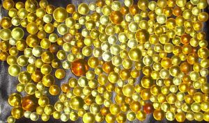 Golden Amber Beads