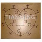 Jigsaw Puzzle Die In Heart Shape.