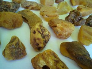 Raw Amber Stones