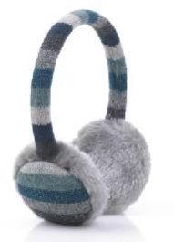 Fur Winter Earmuffs, Color : Grey