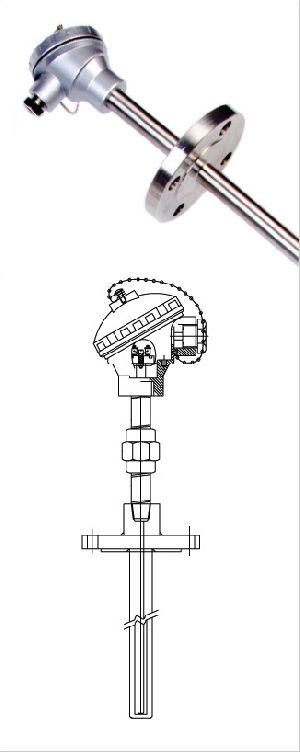 Thermocouples with Thermowells / Protection Tubes