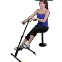 Connectwide Plastic Metal Total Body Exerciser with Adjustable Height Cum Cardio Cycle