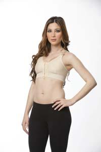 Smooth Breathable Compression Support Bra With 1