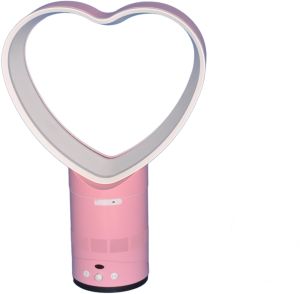 12 Inch Heart Shape Table Bladeless Fan
