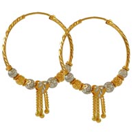 Ball Nose Pins,Gold Ear Hoops,Gold Earrings Rajkot India