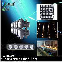 Multi Functions Jointed 5 Lamps Matrix Stage Blinder Light