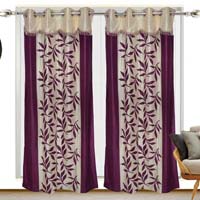 Swarosk 114 Maroon Curtains
