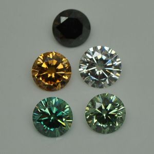 Colored Moissanite Diamonds