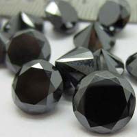 loose black diamond beads for necklace