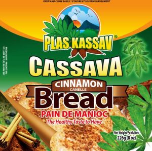 Cinamon Flavoured Cassava Bread