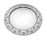 Stainless Steel Star Embossed Charger Plate