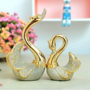 Wedding Decoation Ceramic Swan Wedding Decoation Ceramic Swan