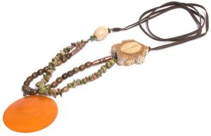 Wood Beaded Necklaces