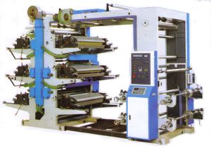 Six Colors Flexible Letter Press Machine