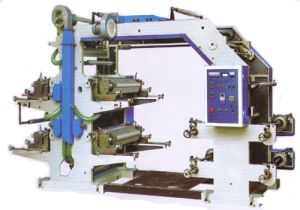 Four Colors Flexible Letter Press Machine