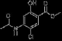 4-acetylamino-5-chloro-2-hydroxybenzoic Acid Methyester
