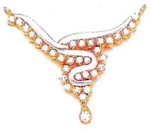 Diamond Necklace - ( P - 181) Diamond Necklace - ( P - 181)