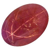 Oval Star Ruby Gemstone -01