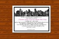 City Skyline Invitation card